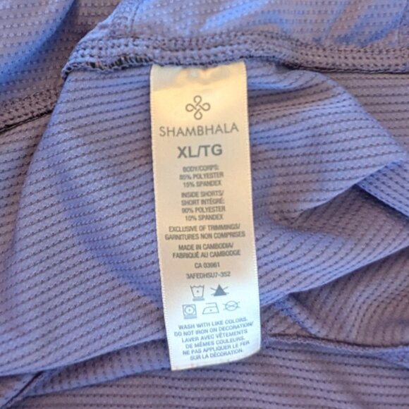 Shambala Skort (soft wicking fabric, flattering ruched waistband) - Picture 4 of 7